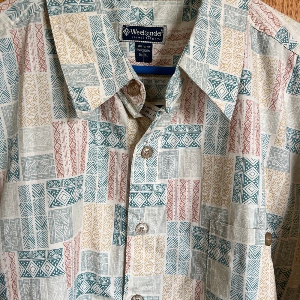 Weekender, Men’s  XXL shirt, button down, short sleeve